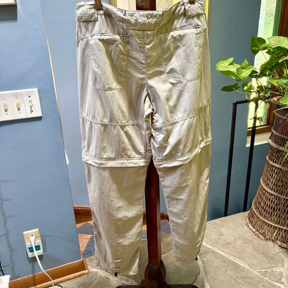 Vintage Columbia Women’s Khaki Zip‑Off Convertible Hiking Pants Size 6 - Picture 6 of 9